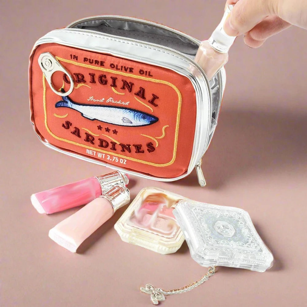 Italian Summer Sardine Can Pouch